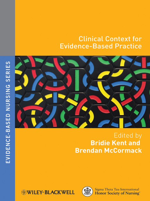 Title details for Clinical Context for Evidence-based Nursing Practice by Bridie Kent - Available